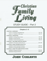 CHRISTIAN FAMILY LIVING Study Guide #2 John Coblentz