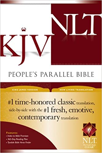 KJV/NLT People's Parallel Bible-Burgundy Hardcover